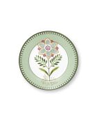 6 Dessertteller, Lily & Green Lotus, 21 cm