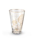 Vaso de 6 vasos de agua Golden Dots Royal Glassware, transparente, 370 ml
