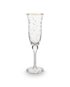 6 Champagnerflöte Winter, transparent, 220 ml