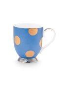 Set aus 2 Tassen L Dot Delight hellblau - 8 x H 9 cm