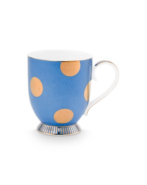 Set aus 2 Tassen L Dot Delight hellblau - 8 x H 9 cm