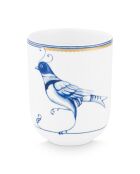 Beker S Pip&The Blue Bird wit - 7,5 x H 8 cm