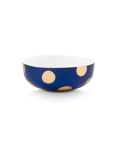 Set di 2 ciotole Dot Delight blu marino - 15 cm