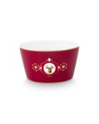 Ciotola con medaglione Love Birds, motivo cervo rosso, 15 cm