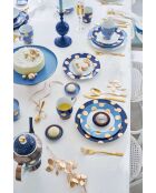 Set de 2 platos Dot Delight azul marino - 21 cm