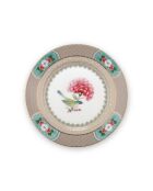 6 Blushing Birds Brotteller, 17 cm, khakifarben