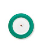 Green Love Birds Brotteller, 17 cm, 6 Stück