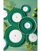 Green Love Birds Brotteller, 17 cm, 6 Stück