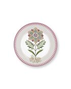 6 Dessertteller von Lily & Lotus, cremefarben, 21 cm