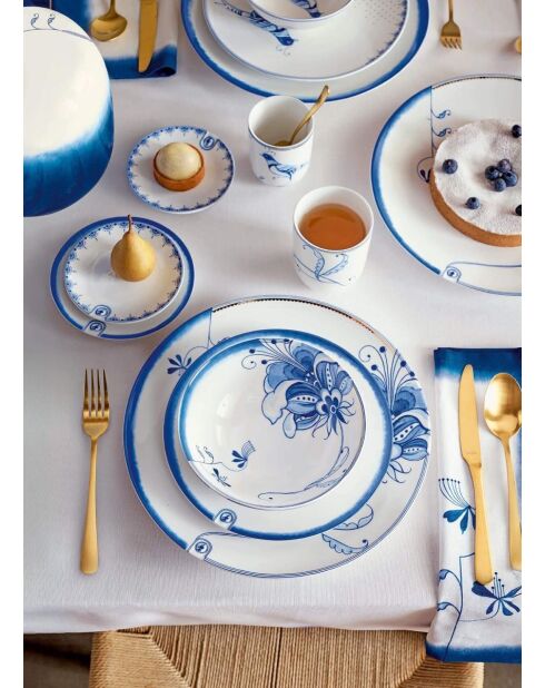 Beker L Pip&The Blue Bird wit - 8 x H 9 cm