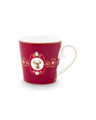 Mug L Love Birds Medallion Cerf rouge - 8 x H 9 cm