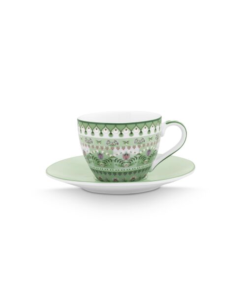 Paire tasse café Lily & Lotus Moon Delight vert - 120ml