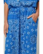 Königsblaue Leinenhose Jaron