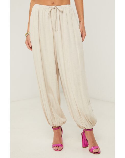 Pantaloni beige Erobaz