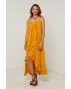 Abito Fedicia in lino senape