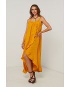 Abito Fedicia in lino senape