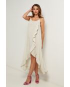 Beiges Leinenkleid Fedicia