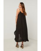 Zwarte linnen jurk van Fedicia