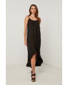 Zwarte linnen jurk van Fedicia