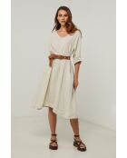 Beiges Leinenkleid Galinia