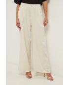 Pantaloni Carbi beige in cotone