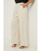 Pantaloni Carbi beige in cotone