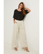 Pantaloni Carbi beige in cotone