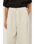 Pantaloni Carbi beige in cotone