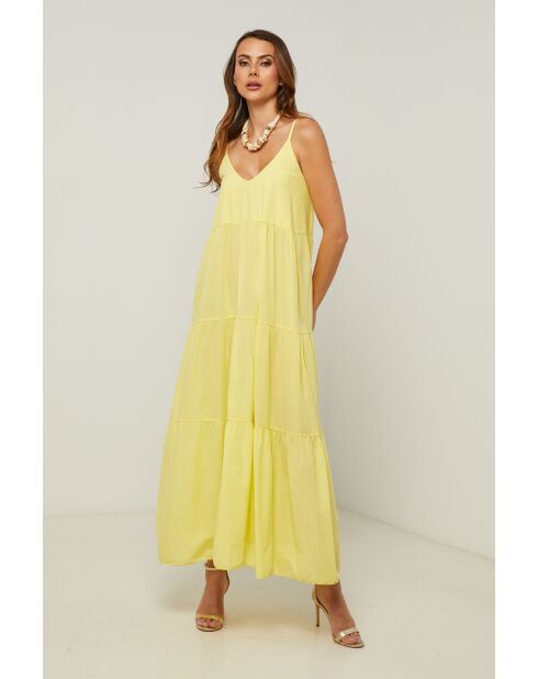 Abito Bix in cotone giallo