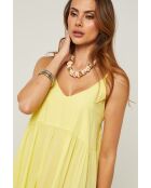 Abito Bix in cotone giallo