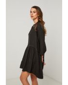 Zwarte linnen jurk Guela