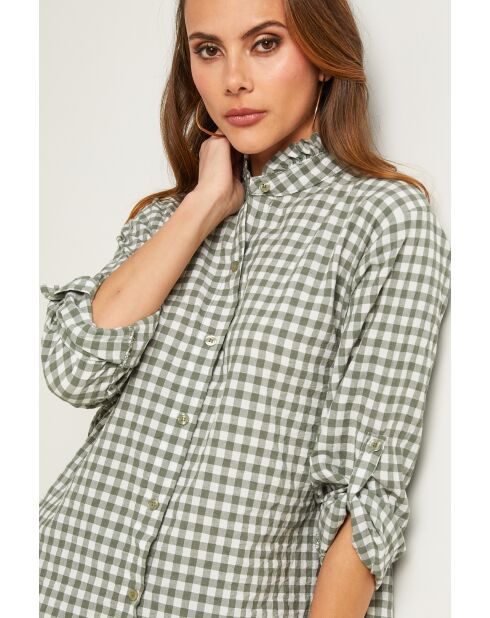 Khakifarbenes Baumwollhemd Abelys