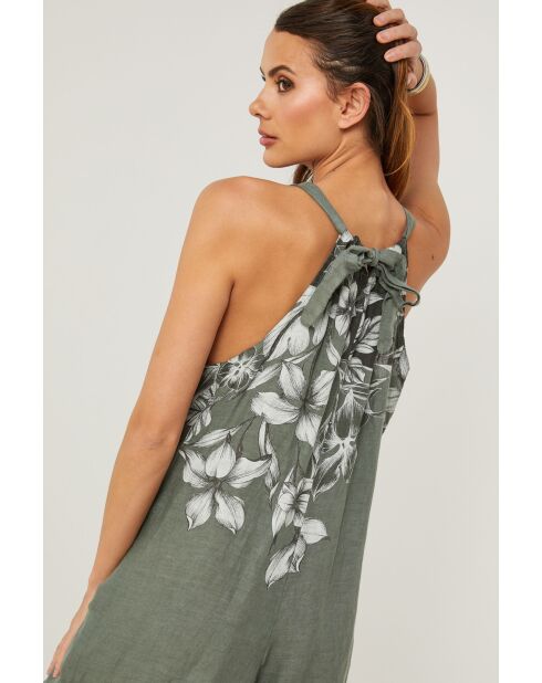 Tuta Labelys in lino kaki