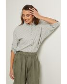 Chemise Aliba kaki