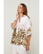 Weißes Leinenhemd Jarely