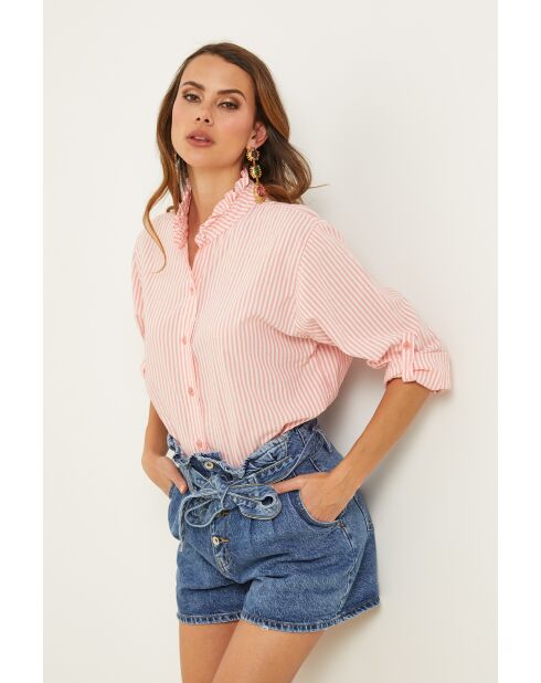 Chemise Aliba rose