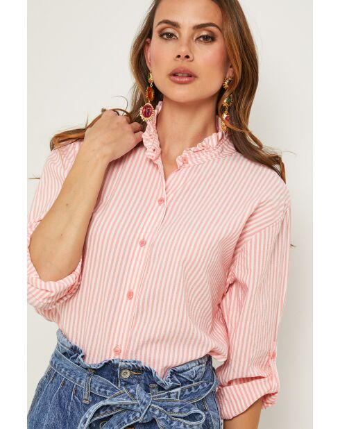 Chemise Aliba rose
