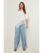 Weißes Leinentop Bodiz