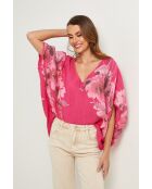 Lirel fushia linnen top