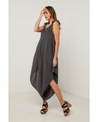 Iwel linnen jurk van carbon