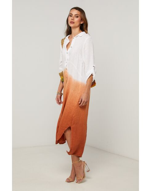 Jemely Brick linnen jurk