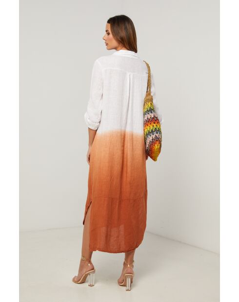 Jemely Brick linnen jurk