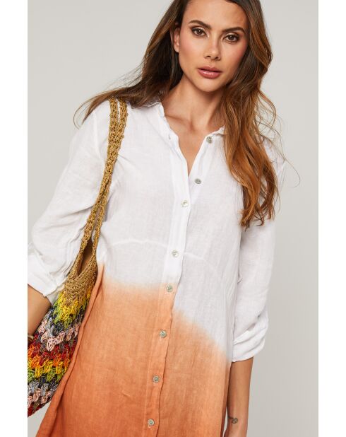 Jemely Brick linnen jurk