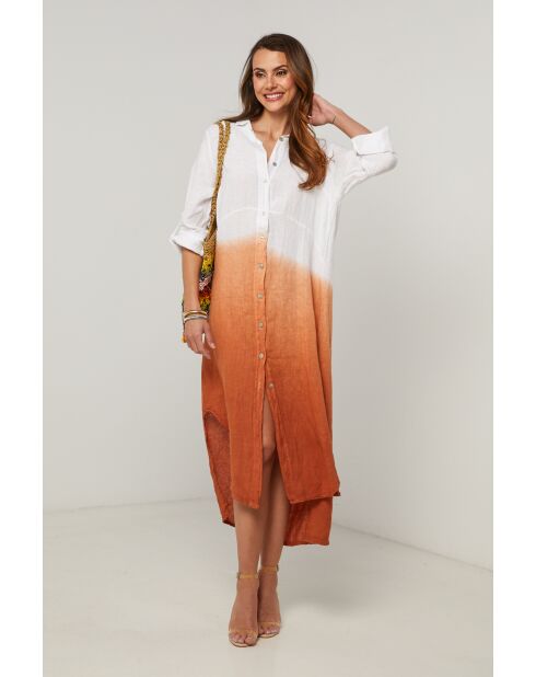 Jemely Brick linnen jurk