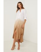 Taupefarbenes Leinenkleid Jemely