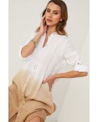 Taupefarbenes Leinenkleid Jemely