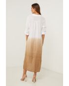 Taupefarbenes Leinenkleid Jemely