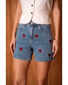 Pantaloncini Mylove blue jeans in cotone