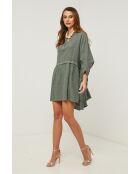 Khakifarbenes Leinenkleid Guela