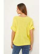 Gelbes Caliba Baumwolltop